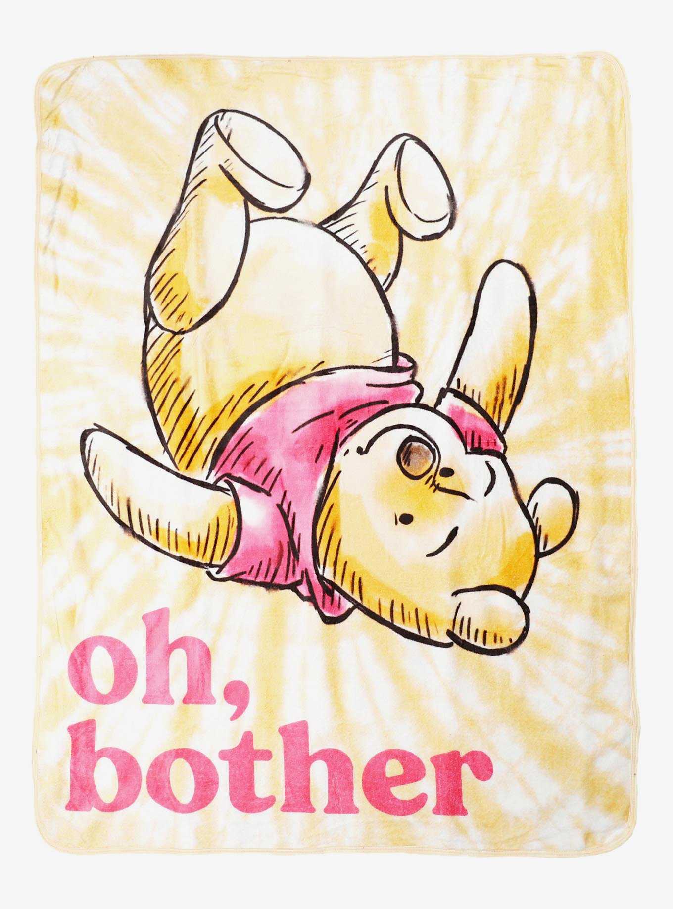 Disney Winnie The Pooh Oh Bother 46X60 Silk Touch Throw, , hi-res