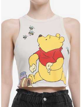 Disney Winnie The Pooh Ribbed Crop Tank Top, , hi-res