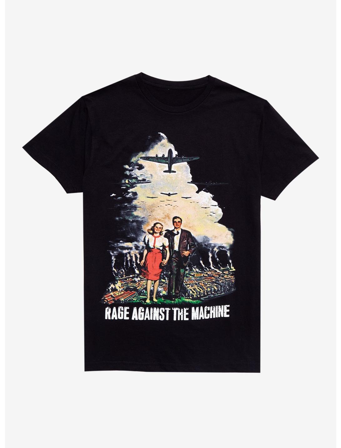 Rage Against The Machine Air Raid T-Shirt, BLACK, hi-res