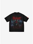 Slipknot Goat Star Boyfriend Fit Girls T-Shirt, BLACK, hi-res