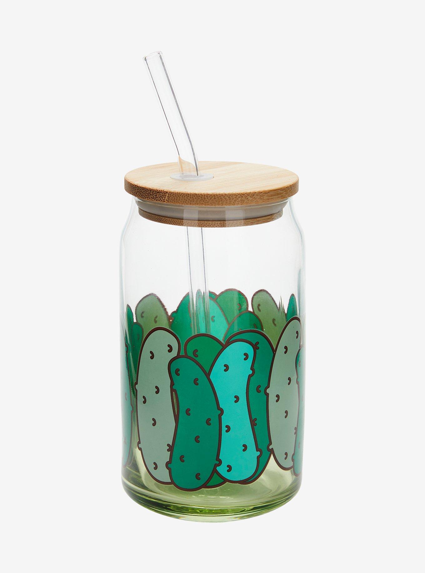 Pickle Jar Glass Travel Cup, , hi-res