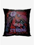 Marvel Spider-Man Across The Spiderverse Here Comes Cyborg Printed Throw Pillow, , hi-res
