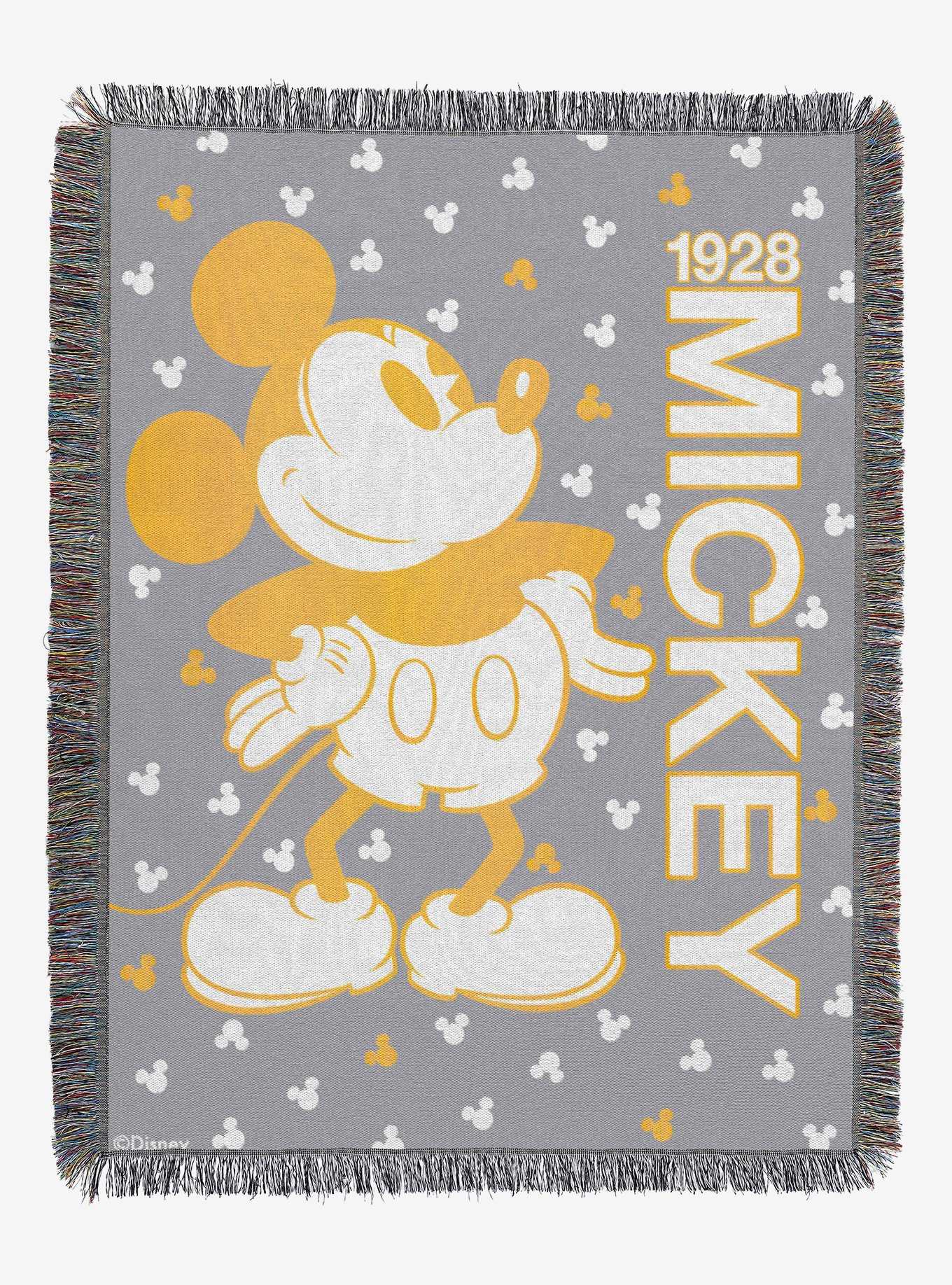 Disney Mickey Mouse Confetti Dot Woven Metallic Tapestry, , hi-res