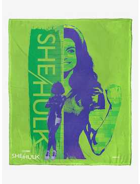 Marvel She Hulk Duality Silk Touch Throw, , hi-res