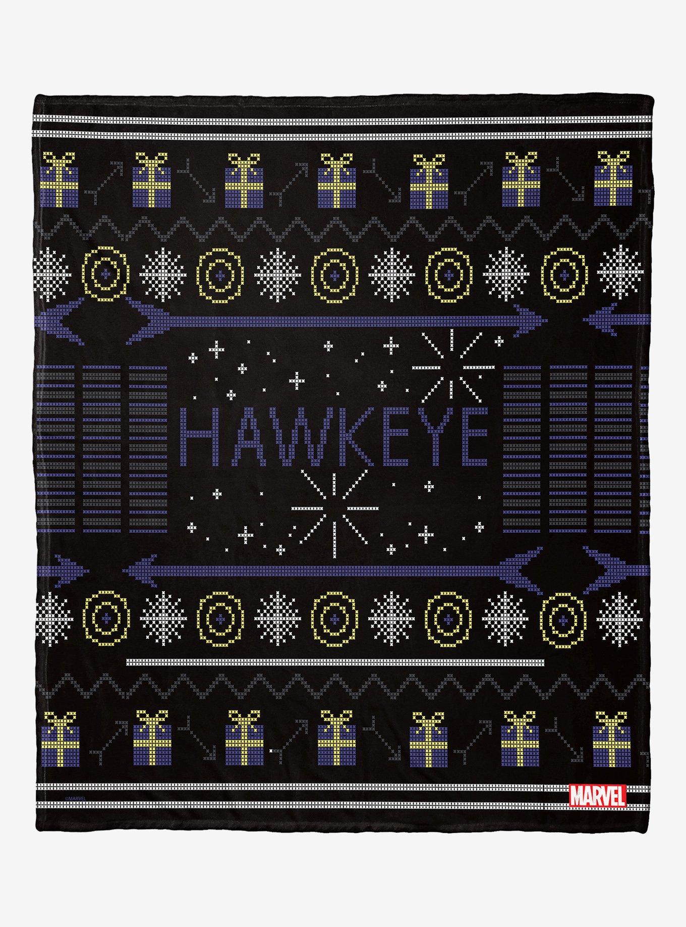 Marvel Hawkeye Hawkeye Sweater Silk Touch Throw Blanket, , hi-res