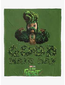 Marvel I Am Groot Good Hair Day Silk Touch Throw Blanket, , hi-res