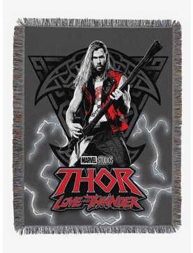 Marvel Thor Stormbreaker Woven Tapestry Throw Blanket, , hi-res