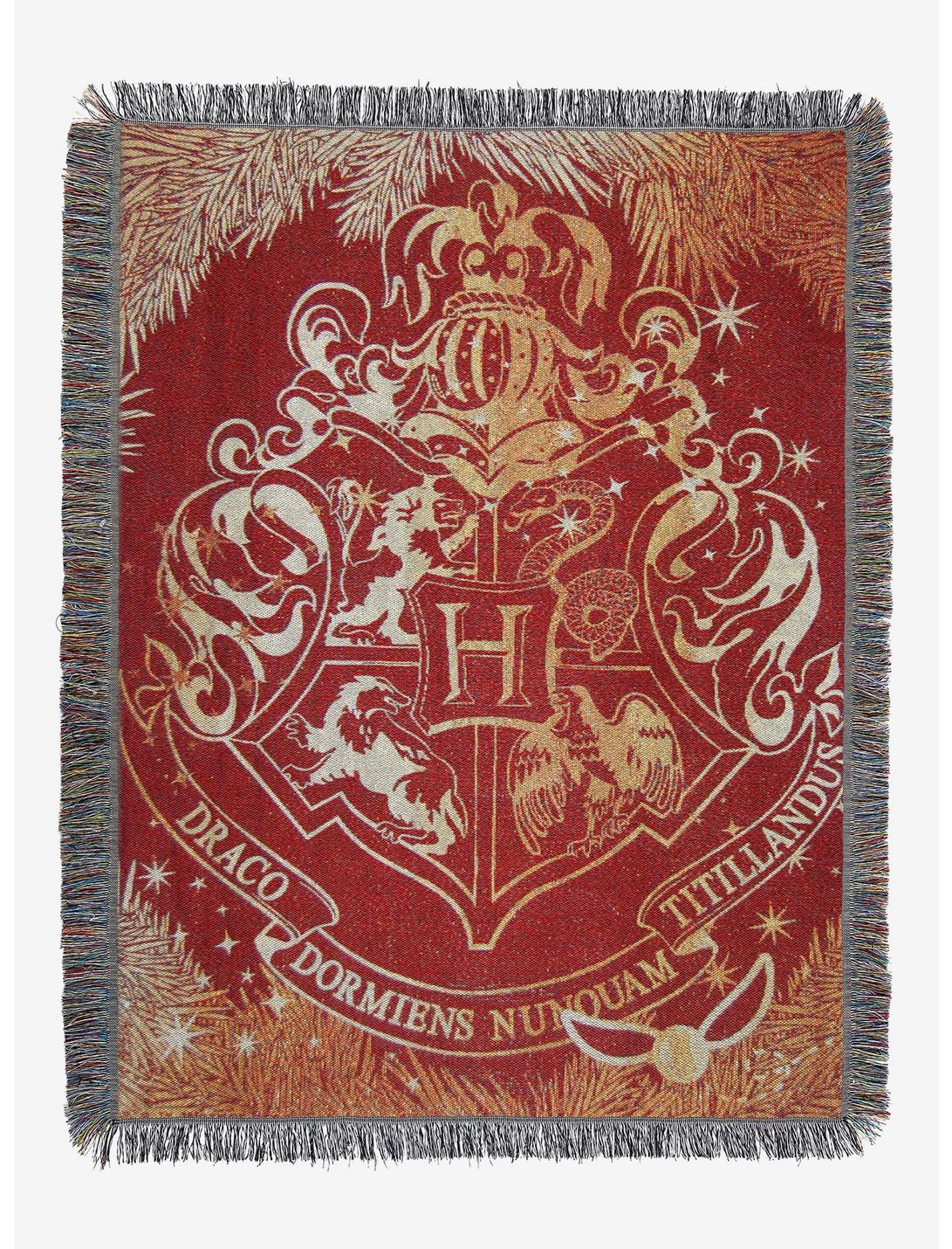 Harry Potter Hogwarts Yule Metallic Tapestry, , hi-res