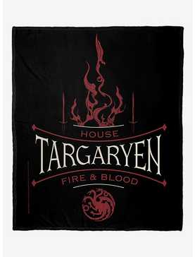 Game Of Thrones House Of Fire And Blood Silk Touch Throw Blanket, , hi-res