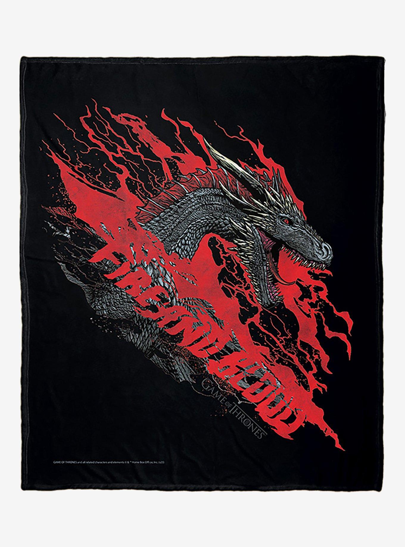 Game Of Thrones Fire And Blood Silk Touch Throw Blanket