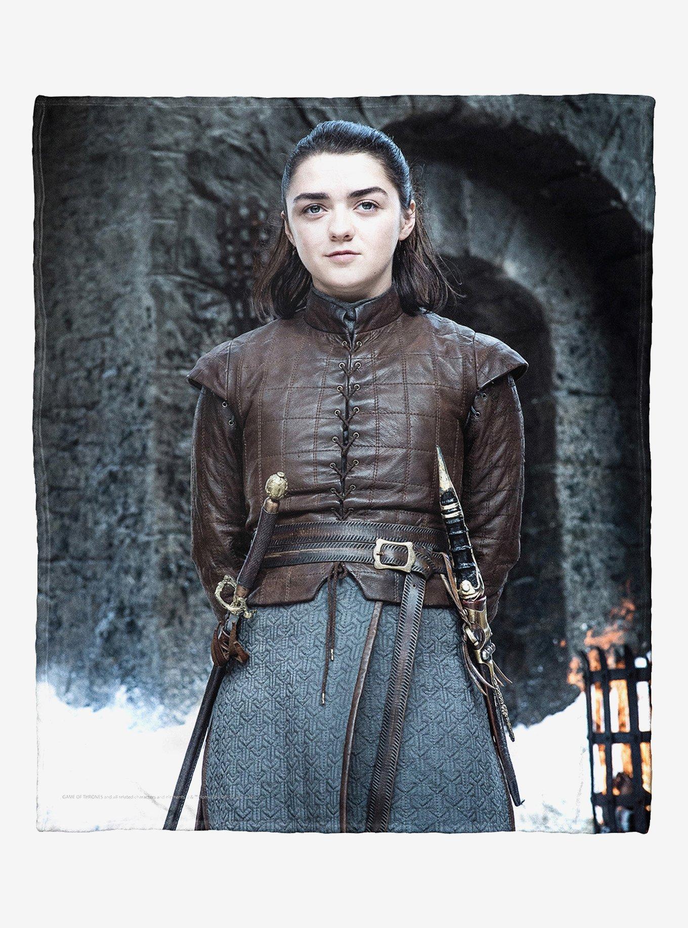 Game Of Thrones Arya Stark Silk Touch Throw Blanket Hot Topic