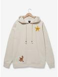 Disney Pixar Toy Story Sheriff Woody Icons Hoodie - BoxLunch Exclusive, GREY, hi-res
