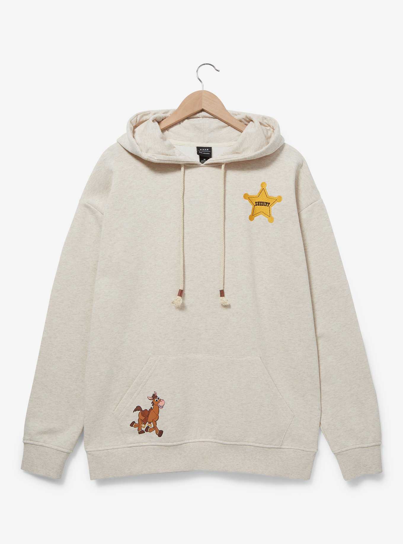Disney Pixar Toy Story Sheriff Woody Icons Hoodie - BoxLunch Exclusive, , hi-res