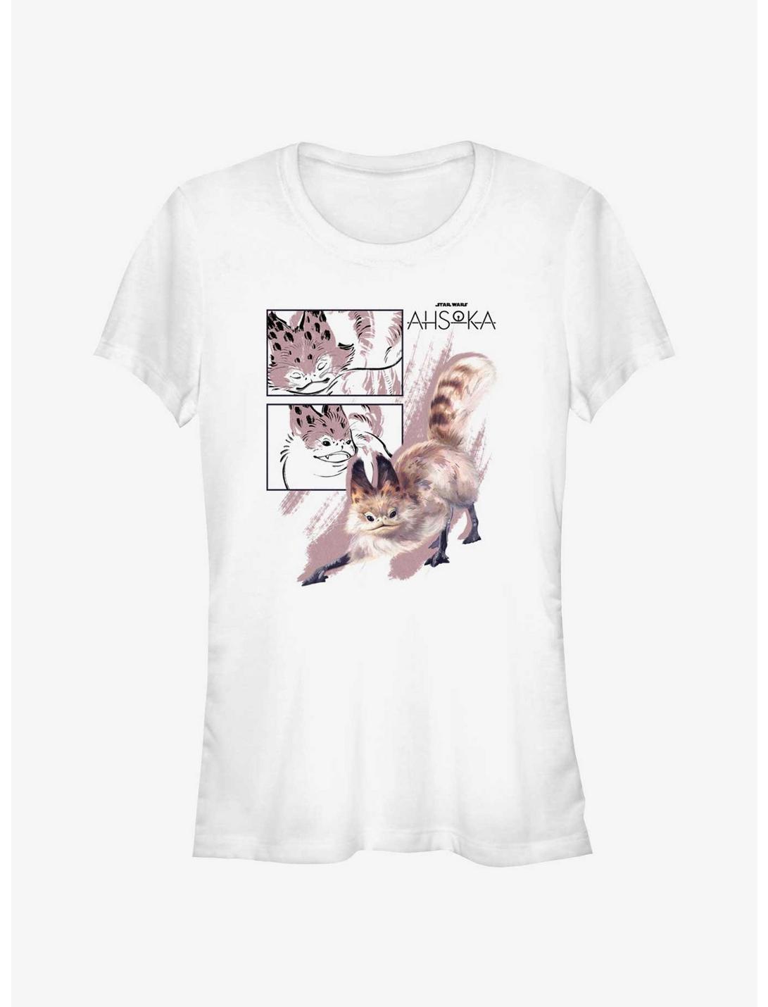 Star Wars Ahsoka Loth-Cat Fluffy And Cute Girls T-Shirt, WHITE, hi-res