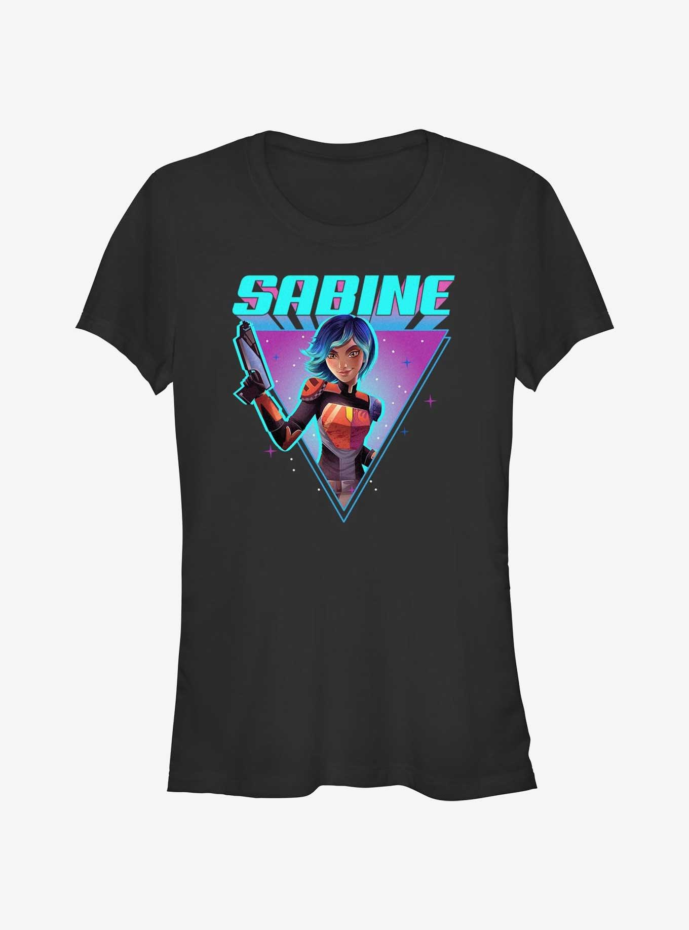 Star Wars: Forces of Destiny Sabine Hero Triangle Girls T-Shirt, BLACK, hi-res