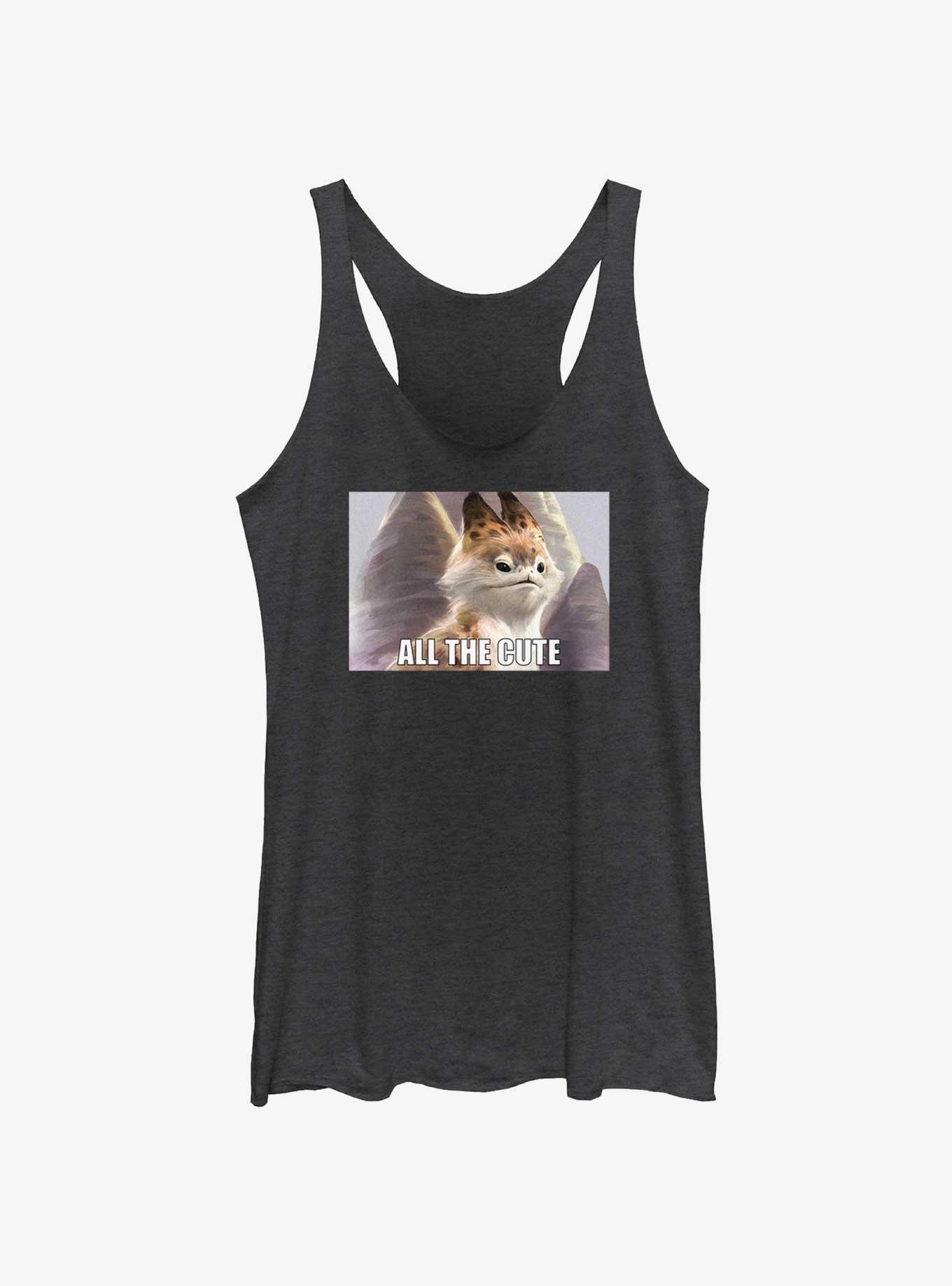 Star Wars Ahsoka Loth-Cat All The Cute Meme Girls Tank, BLK HTR, hi-res