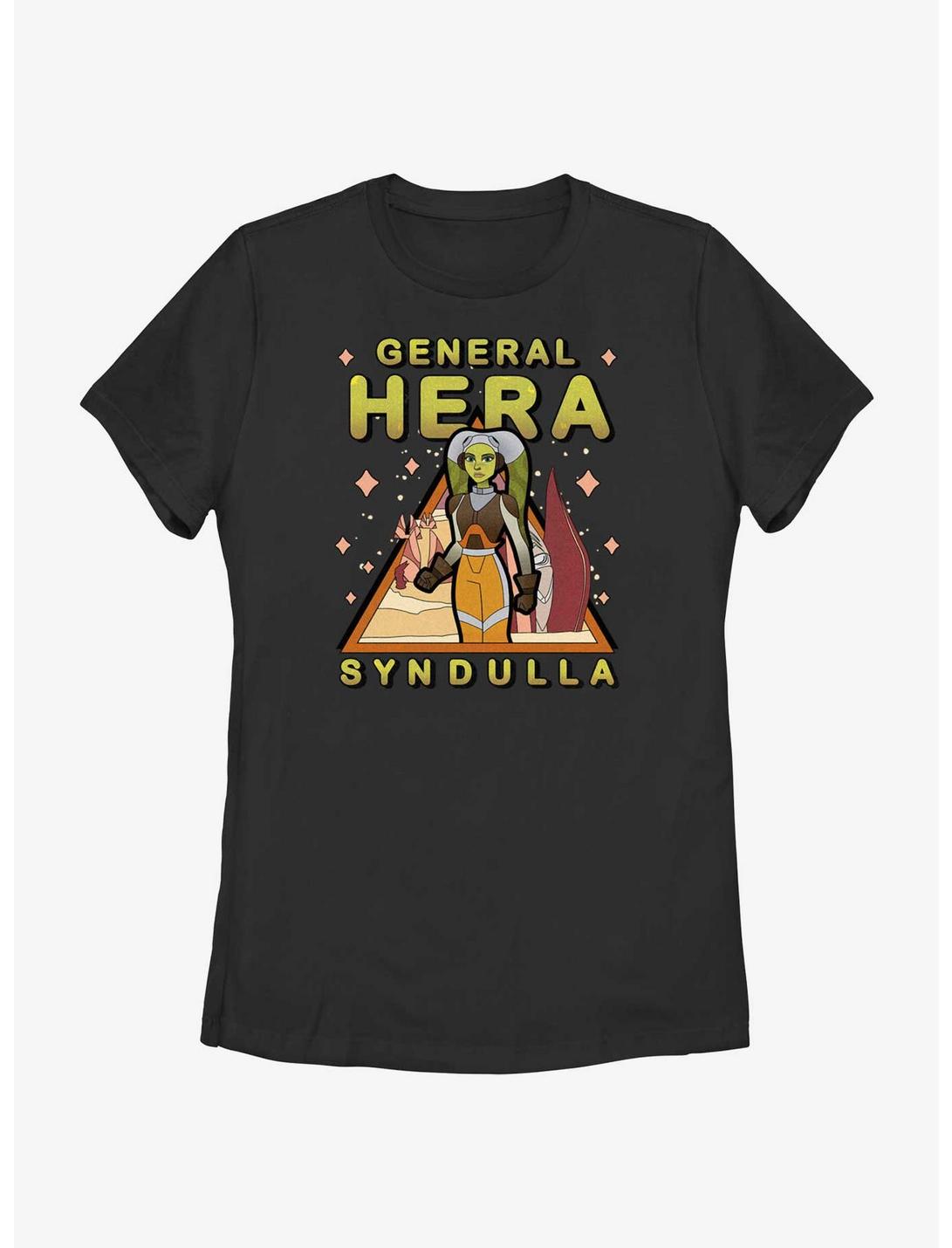 Star Wars: Forces of Destiny General Hera Triangle Womens T-Shirt, BLACK, hi-res