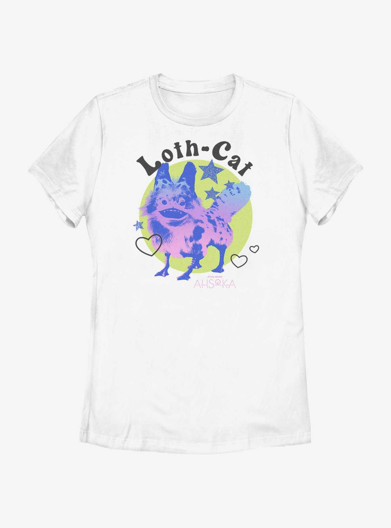 Star Wars Ahsoka Loth-Cat Cuteness Womens T-Shirt, , hi-res