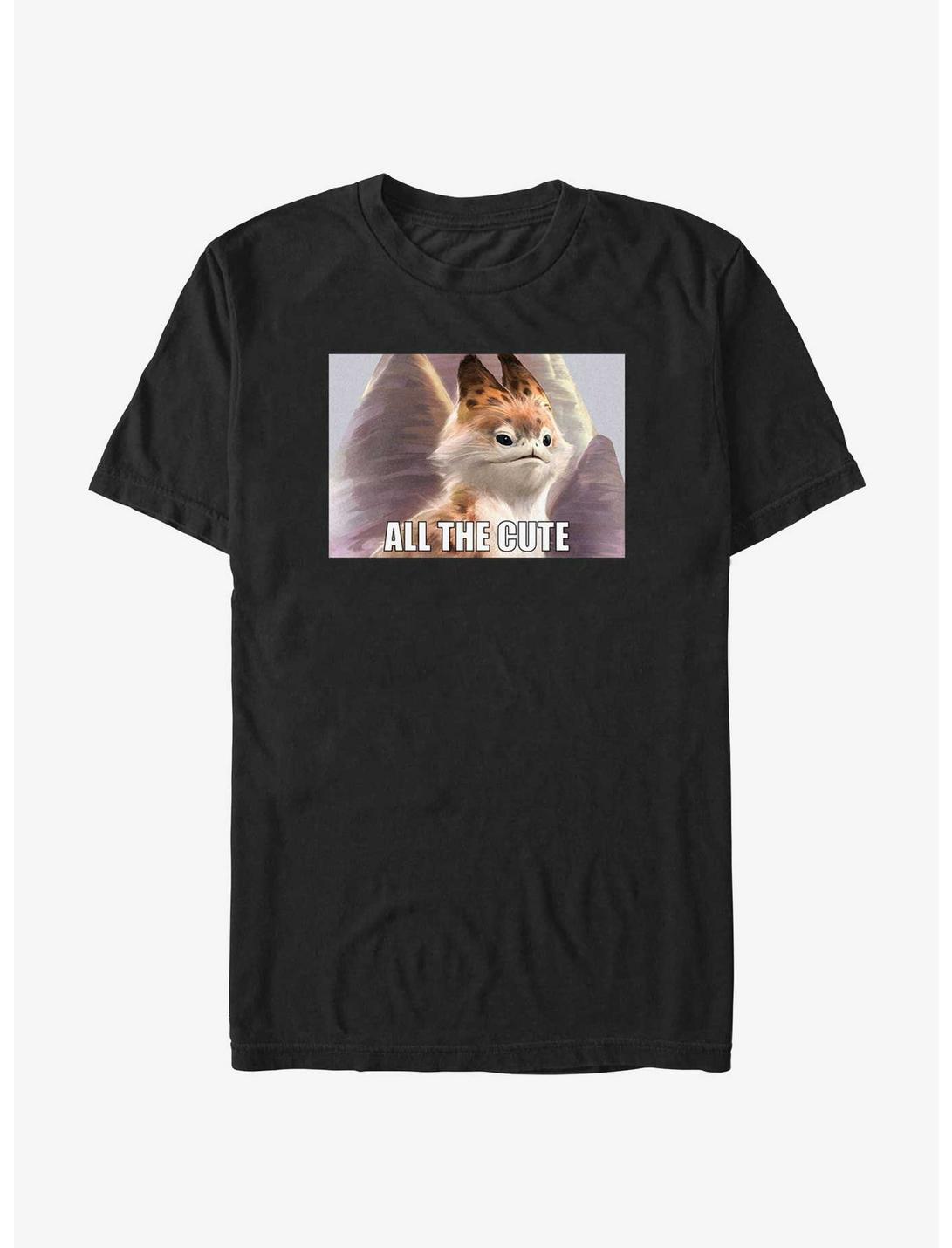 Star Wars Ahsoka Loth-Cat All The Cute Meme T-Shirt, BLACK, hi-res