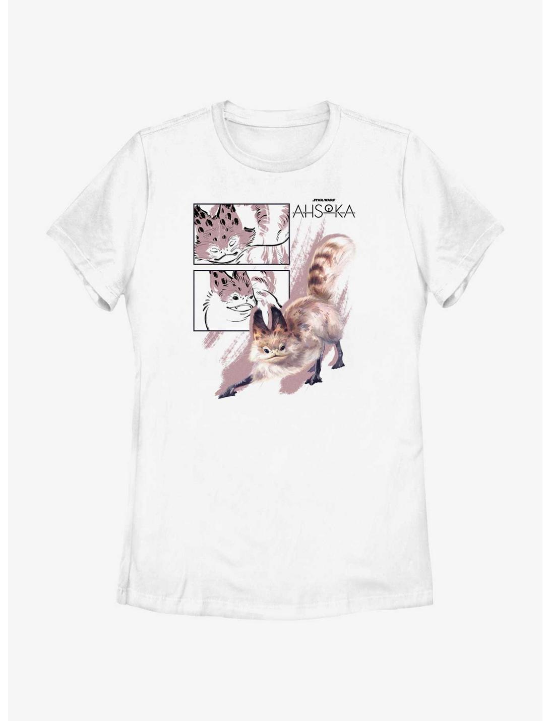 Star Wars Ahsoka Loth-Cat Fluffy And Cute Womens T-Shirt, WHITE, hi-res