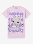Tasty Peach Udon Glitter Boyfriend Fit Girls T-Shirt, MULTI, hi-res