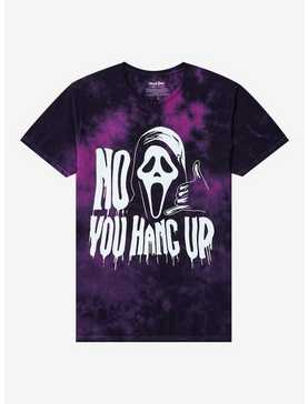 Scream Ghost Face You Hang Up Boyfriend Fit Girls T-Shirt, , hi-res