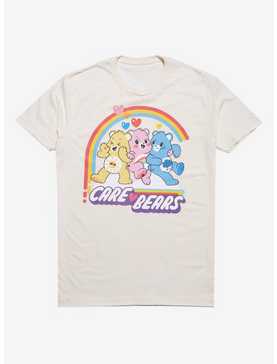 Care Bears Trio Rainbow Boyfriend Fit Girls T-Shirt, , hi-res
