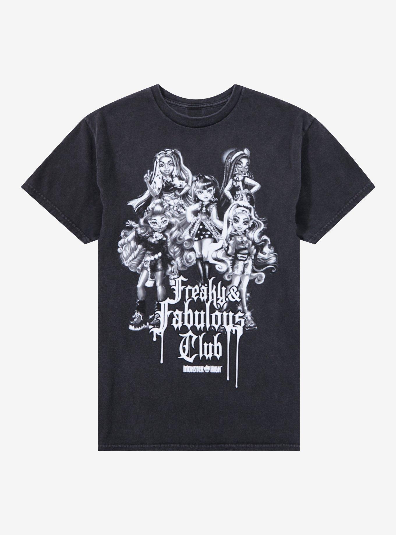 Monster High Freaky & Fabulous Club Boyfriend Fit Girls T-Shirt, MULTI, hi-res
