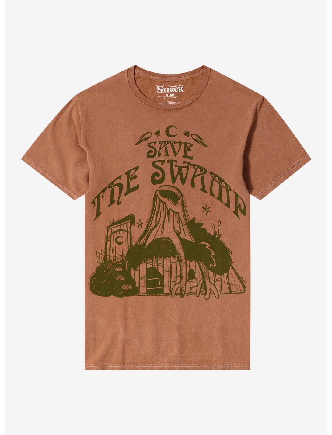 Shrek Save The Swamp Boyfriend Fit Girls T-Shirt, MULTI, hi-res