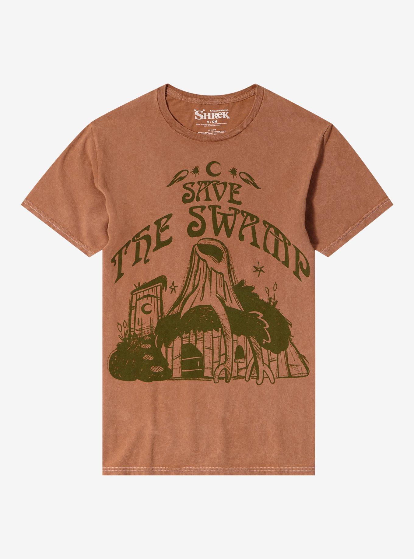 Shrek Save The Swamp Boyfriend Fit Girls T-Shirt, , hi-res