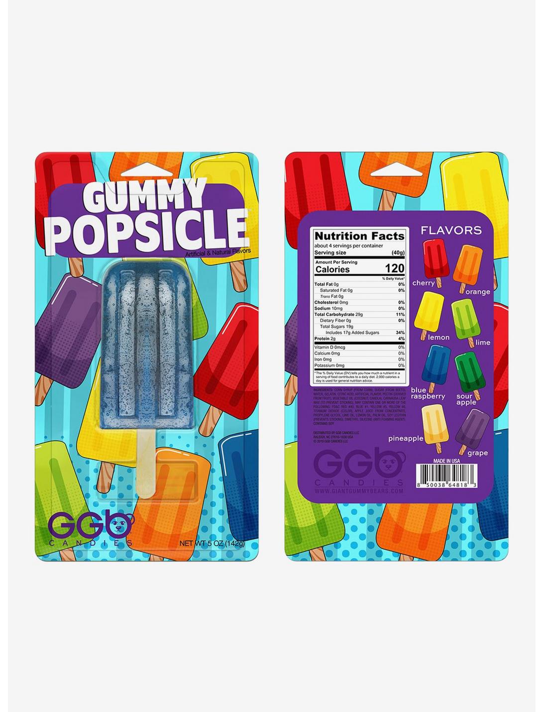 Giant Gummy Assorted Popsicle, , hi-res