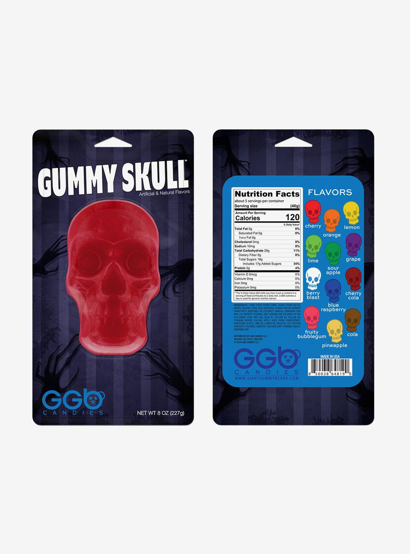 Giant Gummy Skull Candy, , hi-res