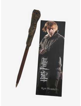 Harry Potter Ron Weasley Bookmark & Wand Pen Set, , hi-res
