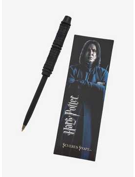 Harry Potter Severus Snape Bookmark & Wand Pen Set, , hi-res