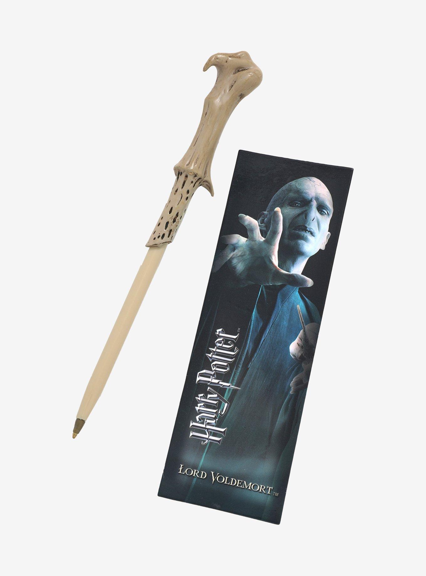 Harry Potter Lord Voldemort Bookmark & Wand Pen Set, , hi-res