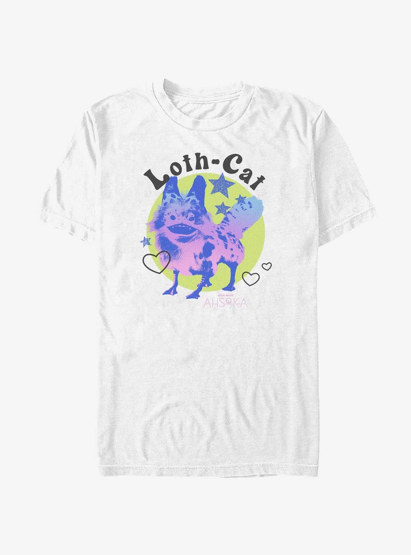 Star Wars Ahsoka Loth-Cat Cuteness T-Shirt, WHITE, hi-res