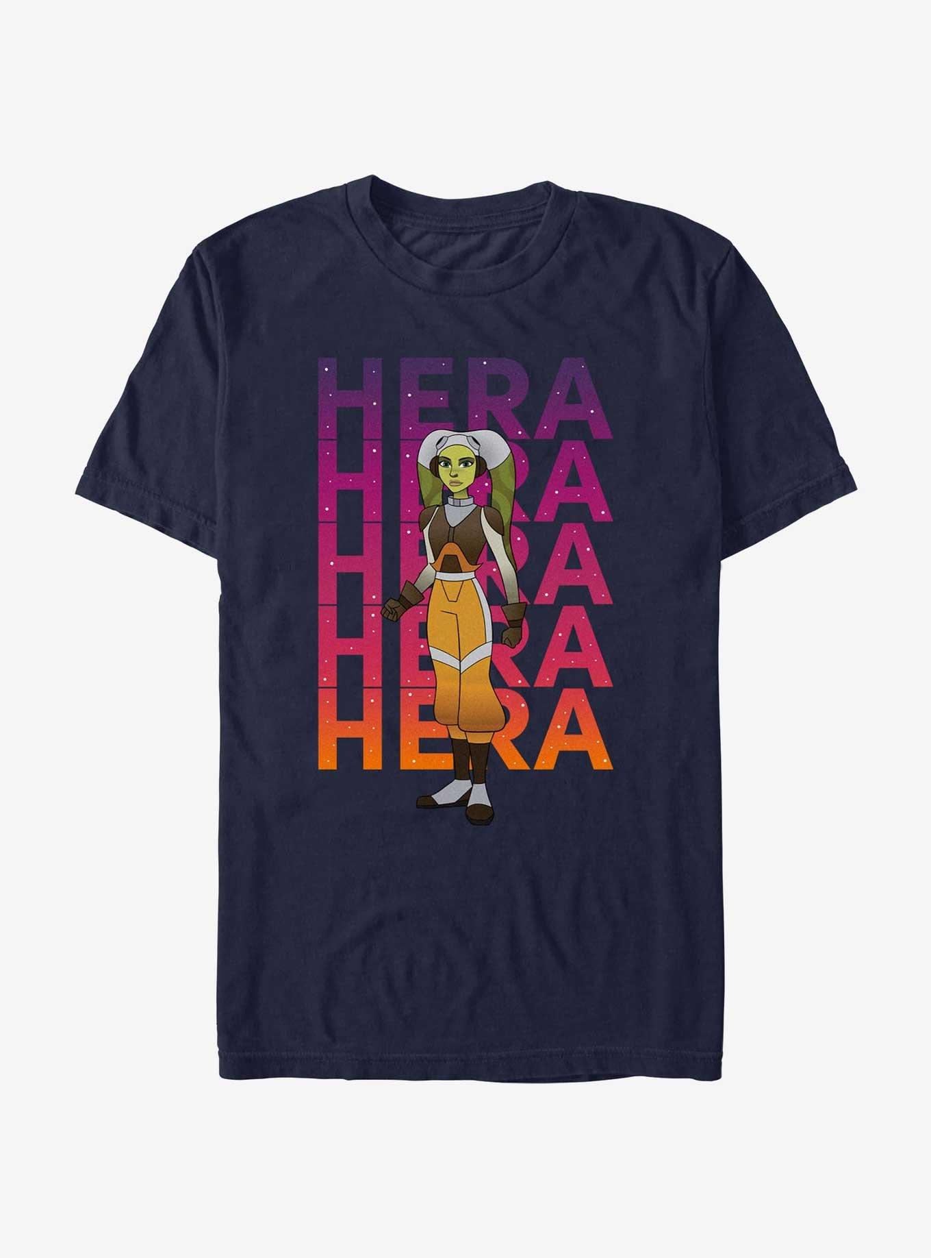 Star Wars: Forces of Destiny Hera Stack Name T-Shirt, NAVY, hi-res