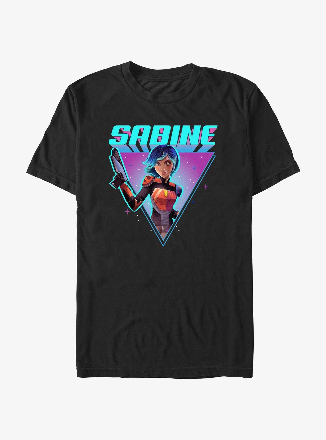 Star Wars: Forces of Destiny Sabine Hero Triangle T-Shirt, BLACK, hi-res