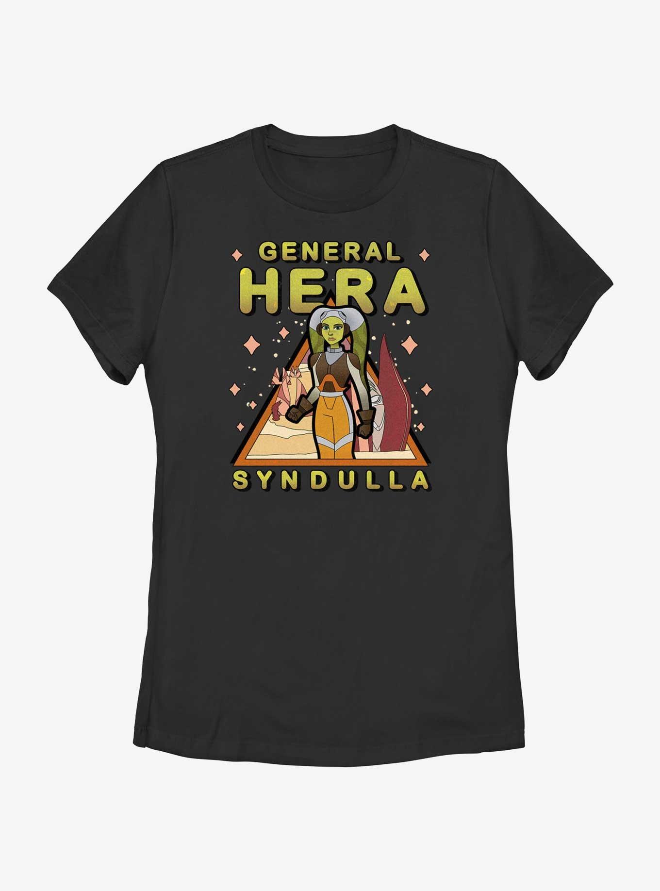 Star Wars: Forces of Destiny General Hera Triangle Womens T-Shirt, BLACK, hi-res