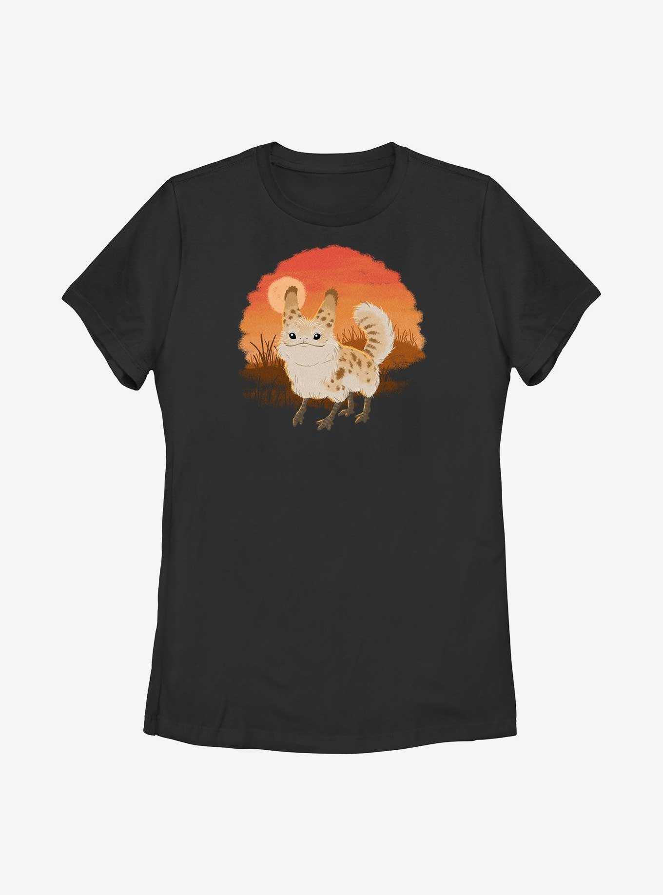Star Wars Ahsoka Fluffy Loth-Cat Sunset Womens T-Shirt, , hi-res