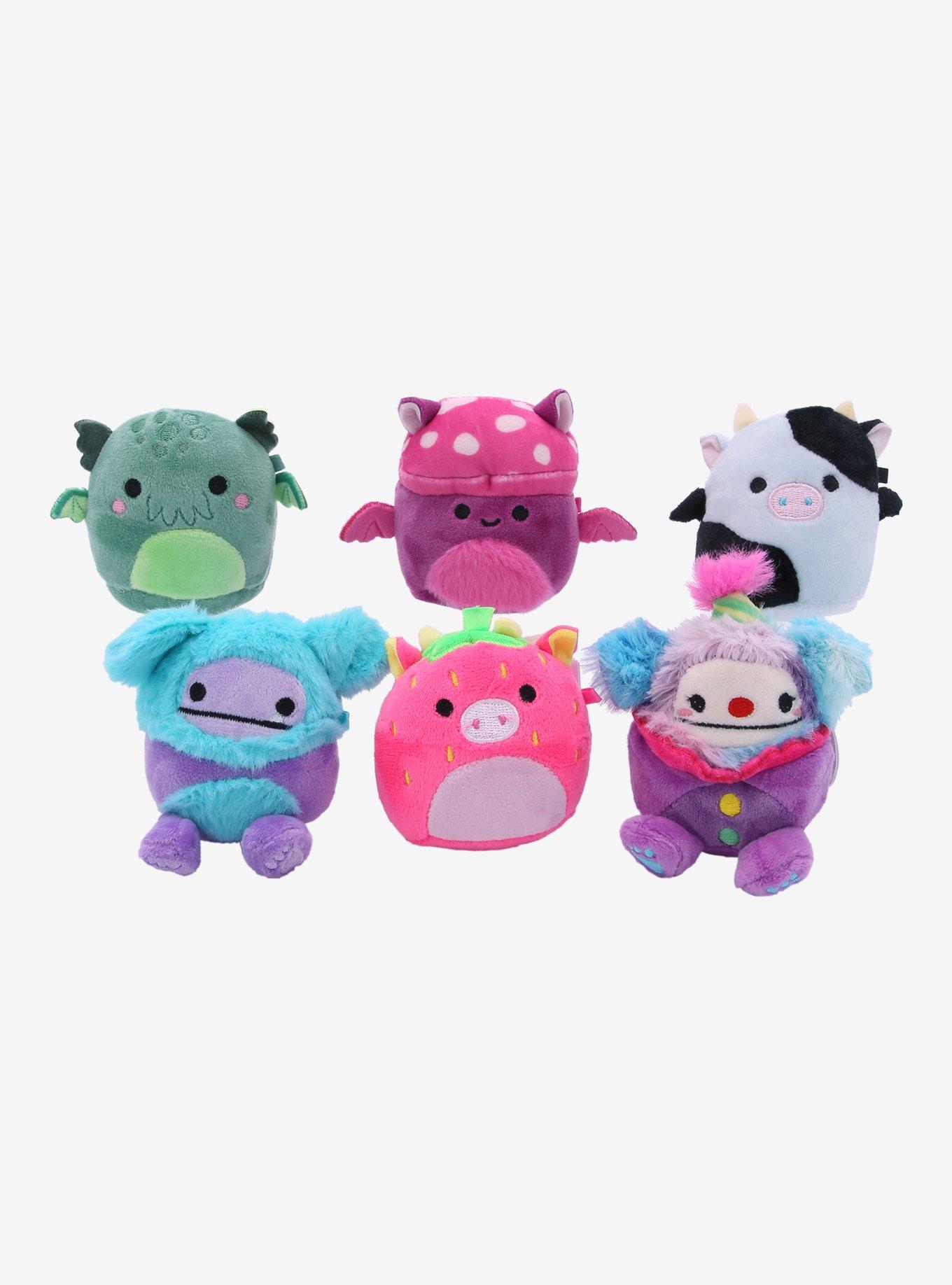  Squishmallow Mystery Squad Blind Bag with 5 Figure - Bundle  with Squishmallow Mystery Bag with Plushie Plus Stickers, More