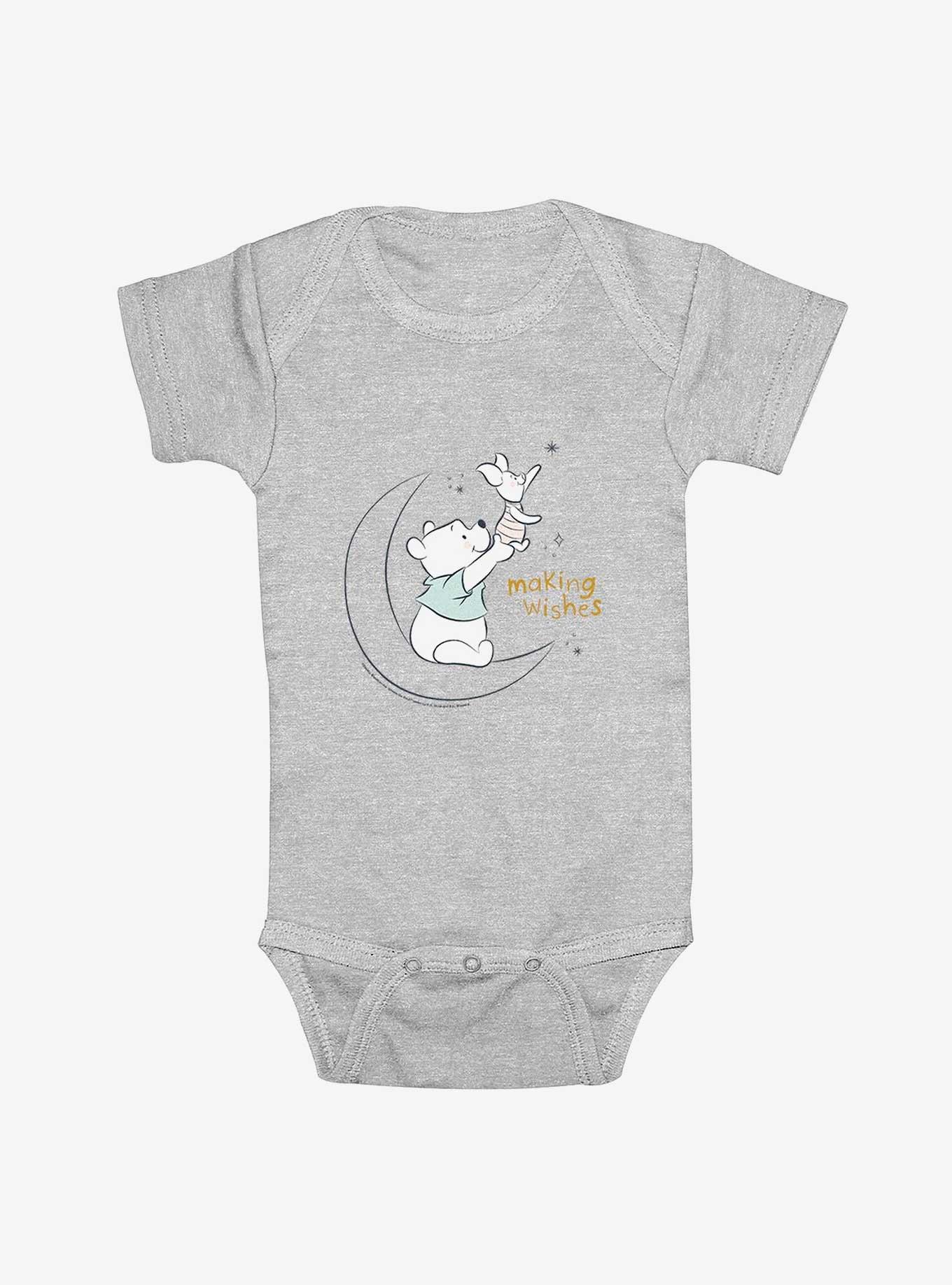 Disney Winnie The Pooh Piglet and Winnie Making Wishes Infant Bodysuit, , hi-res