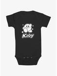 Kirby Kirby Pose Infant Bodysuit, BLACK, hi-res