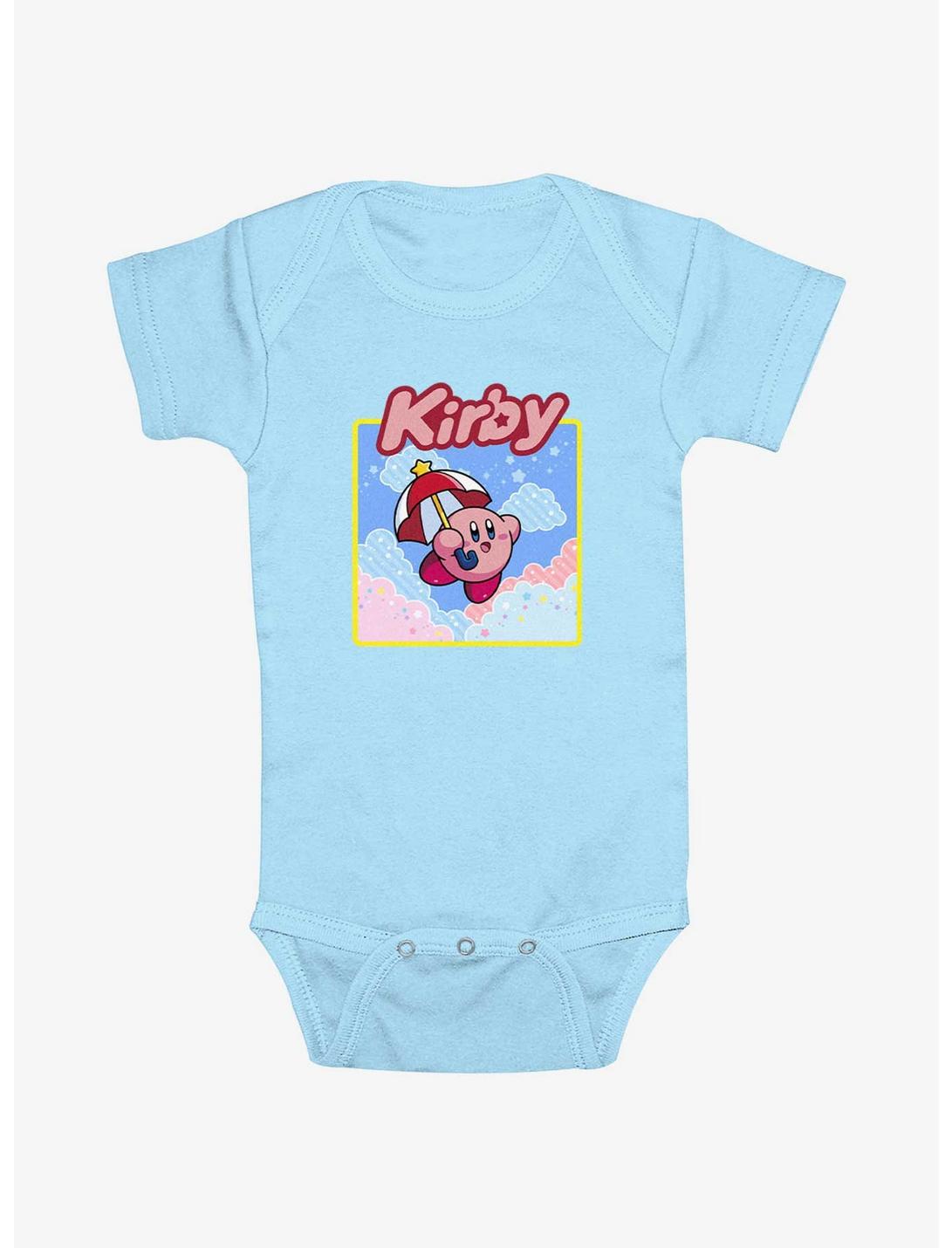 Nintendo Kirby Umbrella Infant Bodysuit, LT BLUE, hi-res