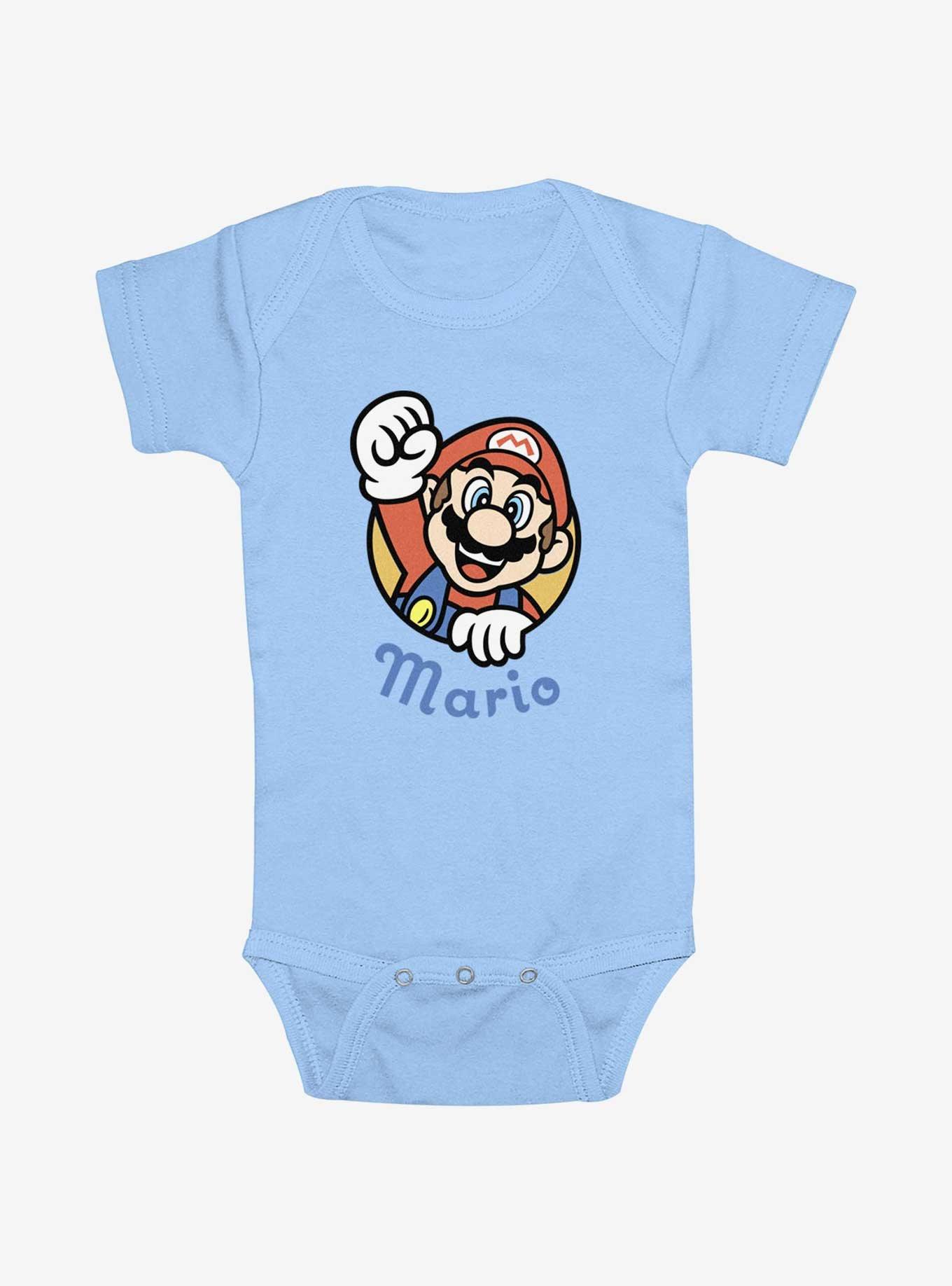Nintendo Mario Badge Infant Bodysuit, , hi-res