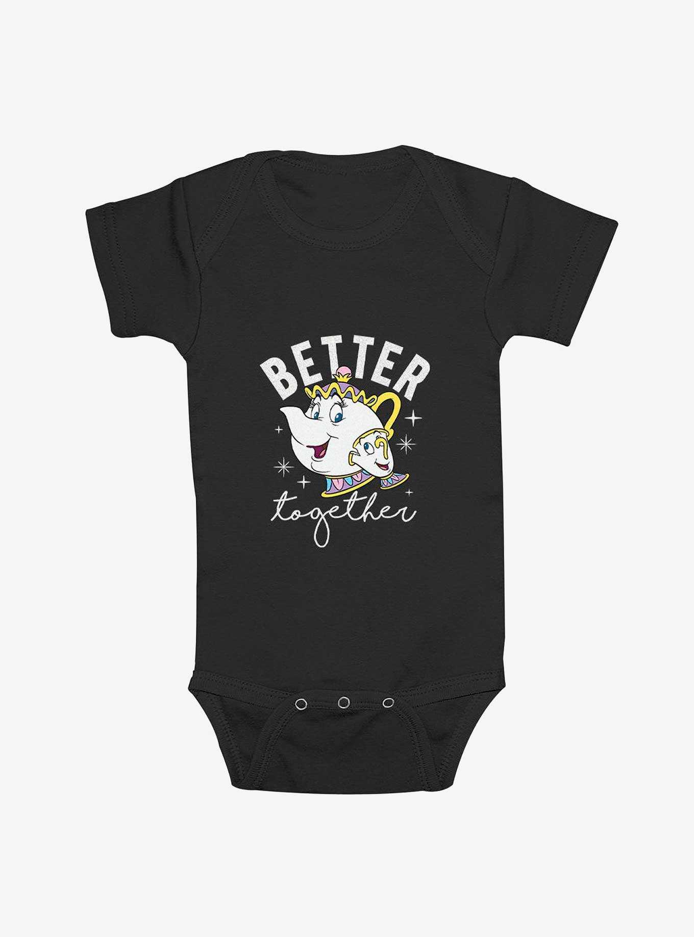 Disney Beauty and the Beast Better Together Mrs. Potts and Chip Infant Bodysuit, , hi-res