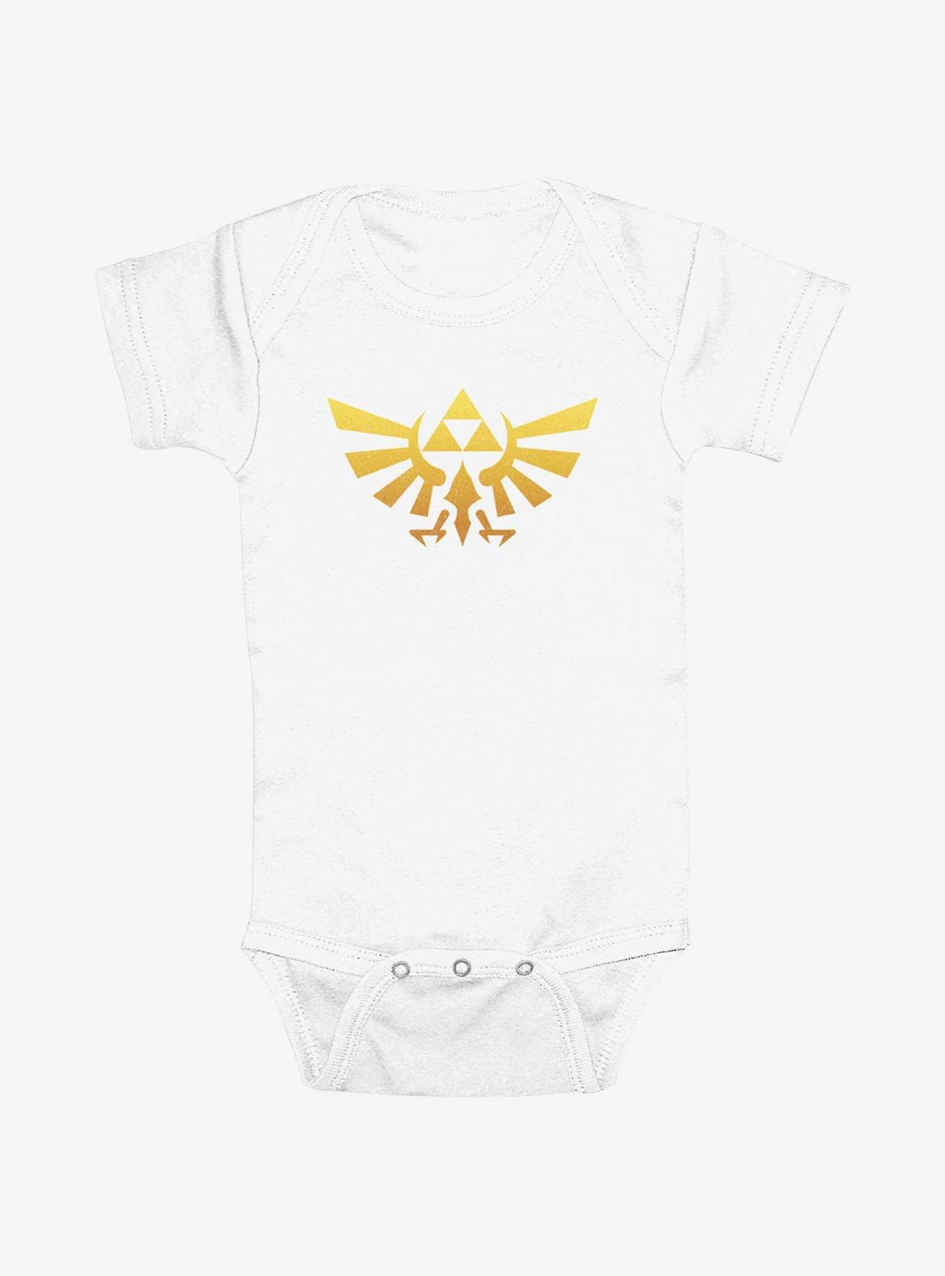 Nintendo Triforce Emblem Infant Bodysuit, WHITE, hi-res