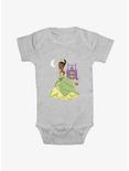 Disney The Princess and the Frog Tiana Infant Bodysuit, ATH HTR, hi-res