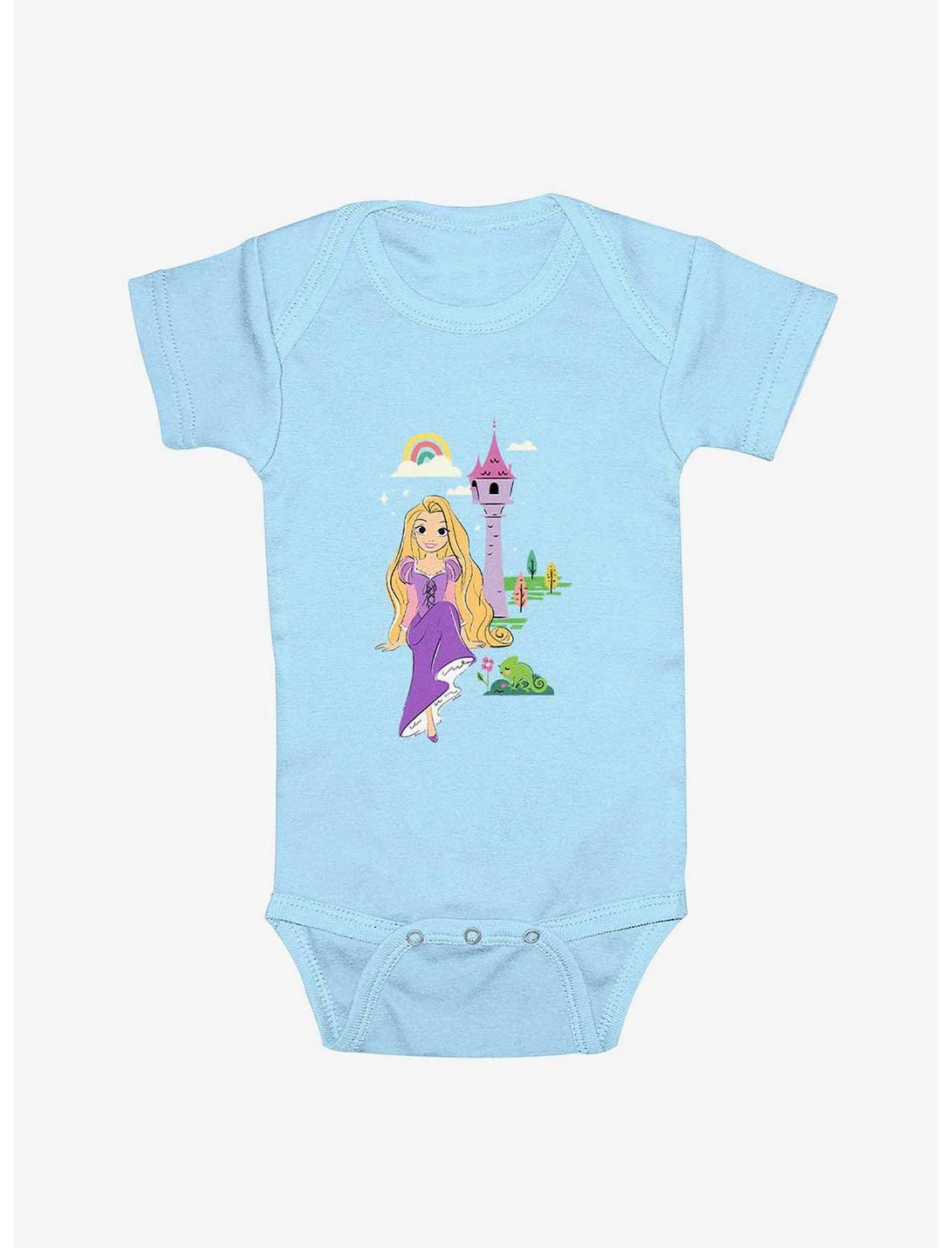 Disney Tangled Rapunzel Infant Bodysuit, LT BLUE, hi-res
