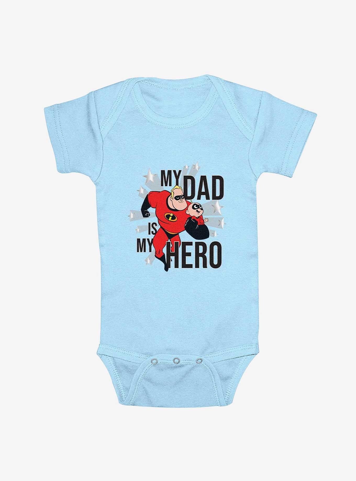 Disney Pixar The Incredibles My Dad Is My Hero Infant Bodysuit, , hi-res